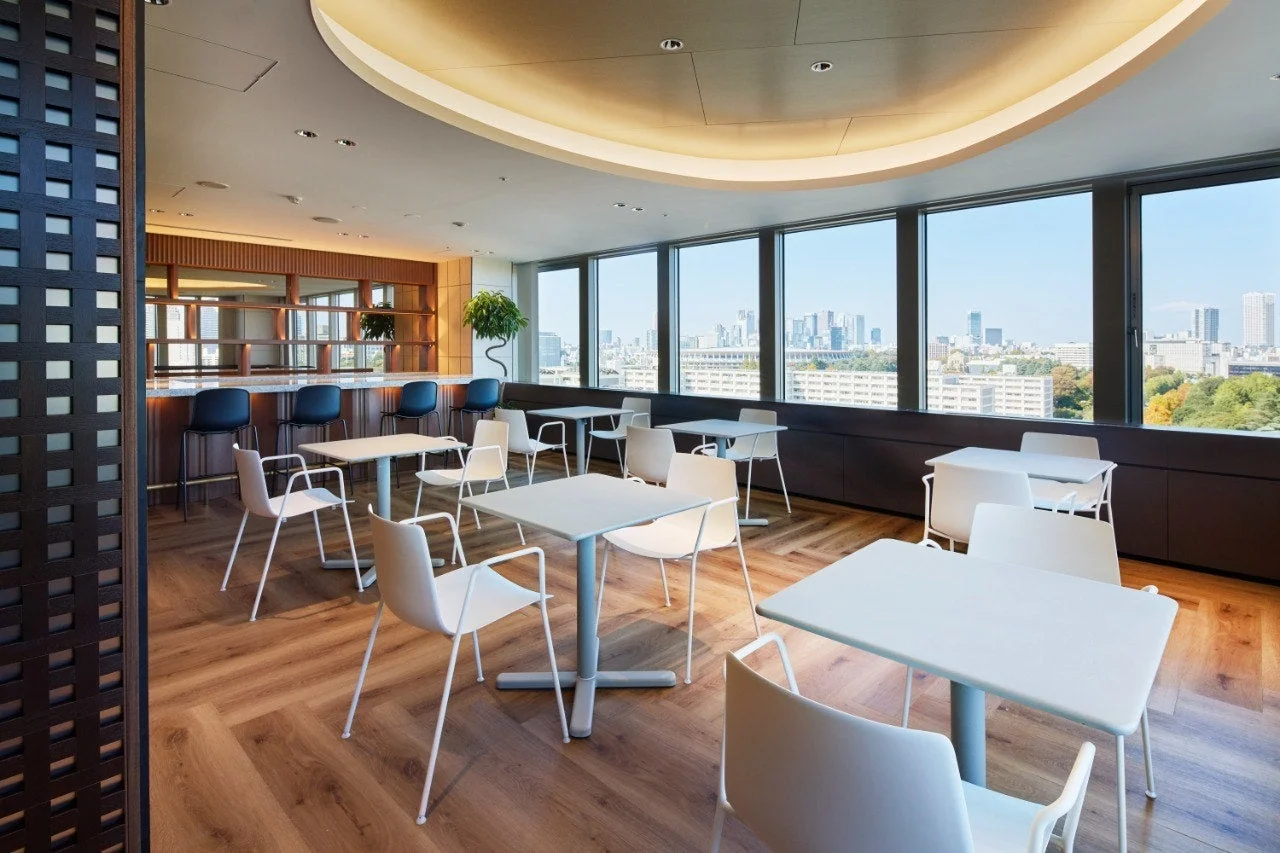 モダンなオフィスラウンジ