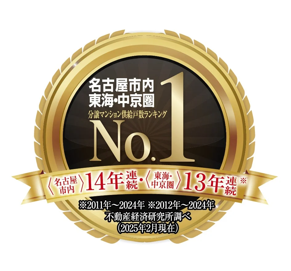 名古屋市内 分譲マンション供給戸数ランキング No.1