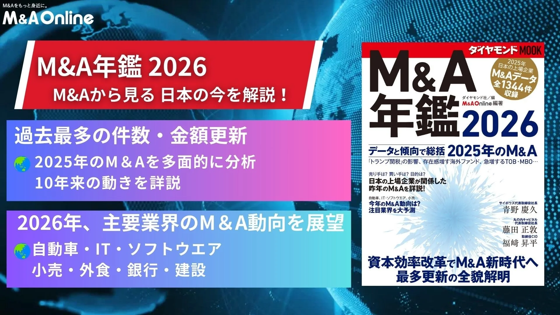 M&A年鑑2026のプロモーション画像