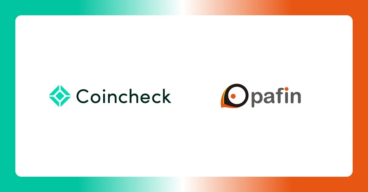 Coincheckとpafinのロゴ
