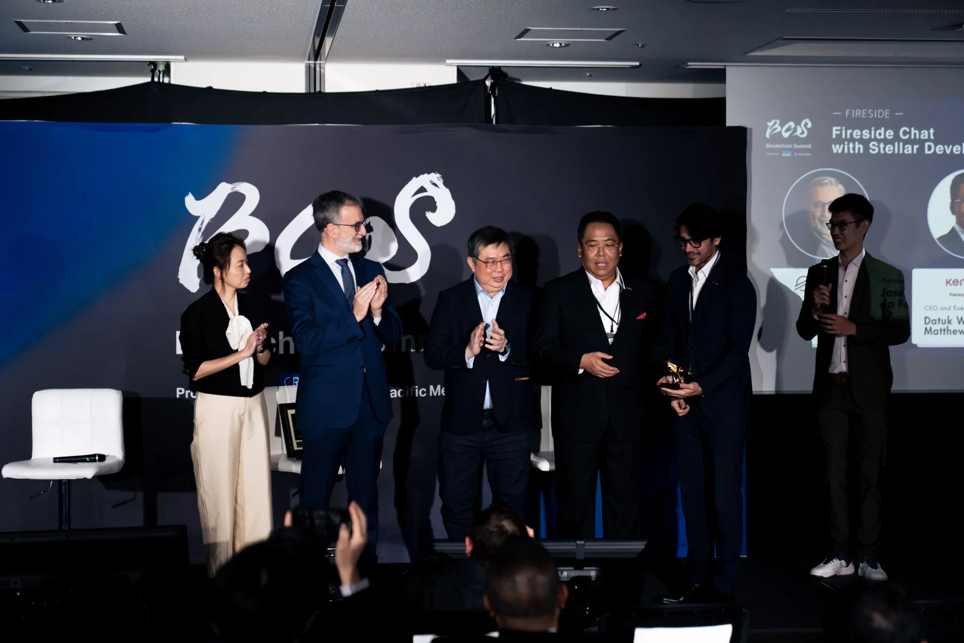 ファイヤサイド・チャットの様子