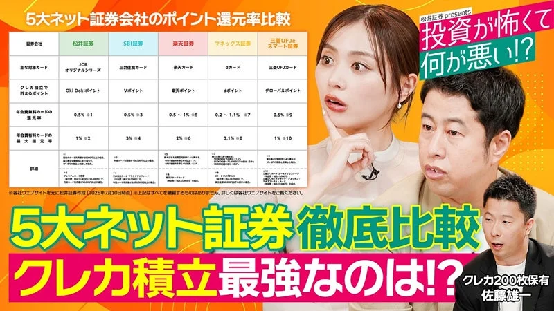 5大ネット証券比較