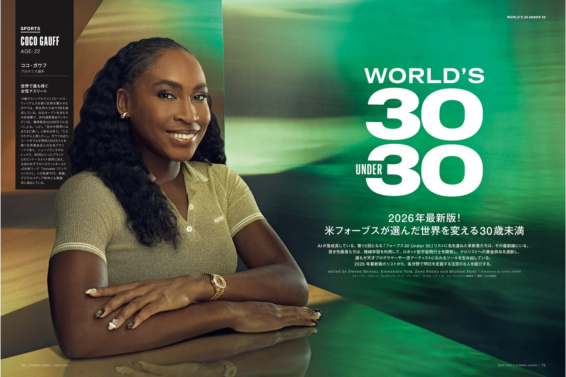 ココ・ガウフ選手の特集