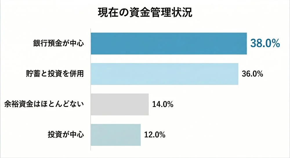 現在の資金管理状況